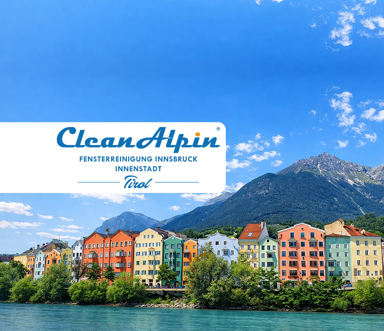 Professionelle Fensterreinigung in Innsbruck Innenstadt und Umgebung - CleanAlpin