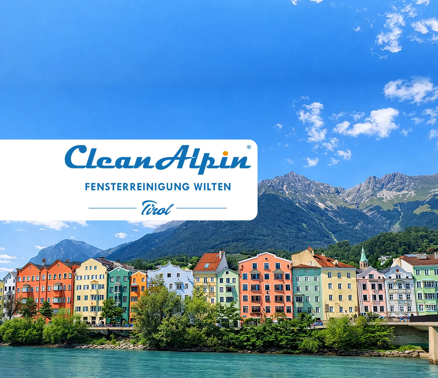 Professionelle Fensterreinigung in Wilten und Umgebung - CleanAlpin